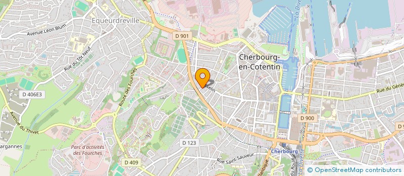 localisation de l'entreprise SCI GOUBERVILLE HOUSE à CHERBOURG-EN-COTENTIN