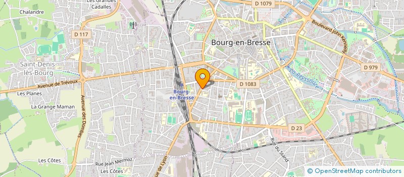 localisation de l'entreprise SCI GOUBET à BOURG-EN-BRESSE