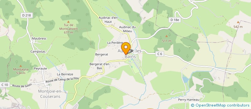 localisation de l'entreprise SCI GOUBIOS à MONTJOIE-EN-COUSERANS