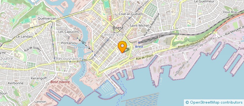 localisation de l'entreprise SCI GOUDAL  BREST