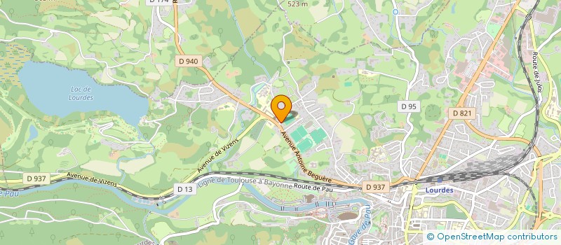 localisation de l'entreprise SCI GOUDAL  LOURDES