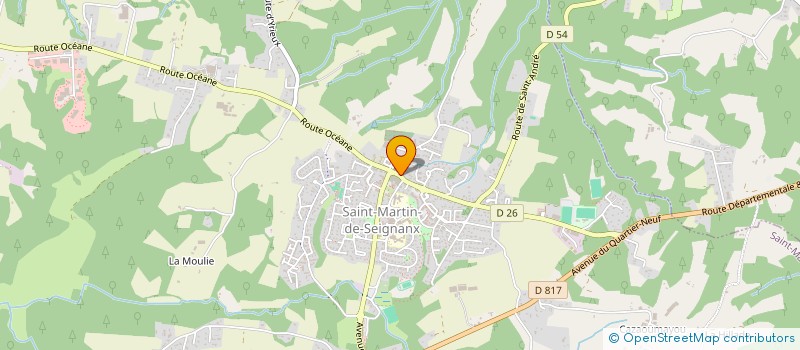 localisation de l'entreprise SCI GOUDI  SAINT-MARTIN-DE-SEIGNANX