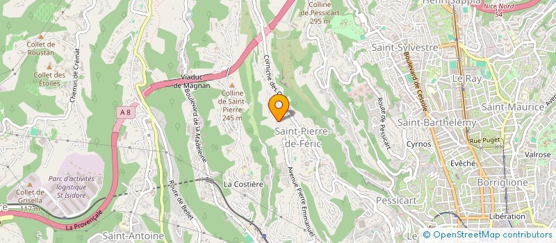 localisation de l'entreprise SCI GOUDI à NICE