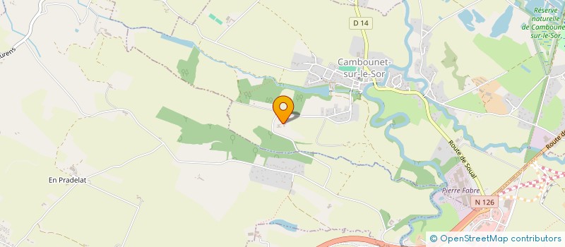 localisation de l'entreprise SCI GOUDOPE  CAMBOUNET-SUR-LE-SOR