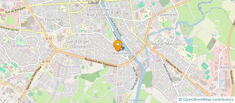 localisation de l'entreprise SCI GOUDOT-DUPIRE à LAVAL