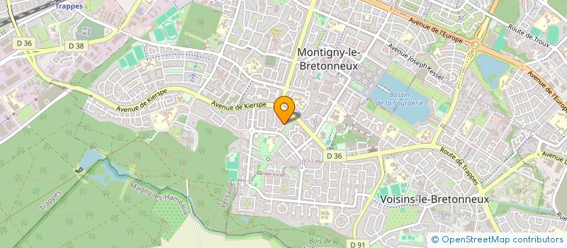 localisation de l'entreprise SCI GOUDOU IMMO  MONTIGNY-LE-BRETONNEUX