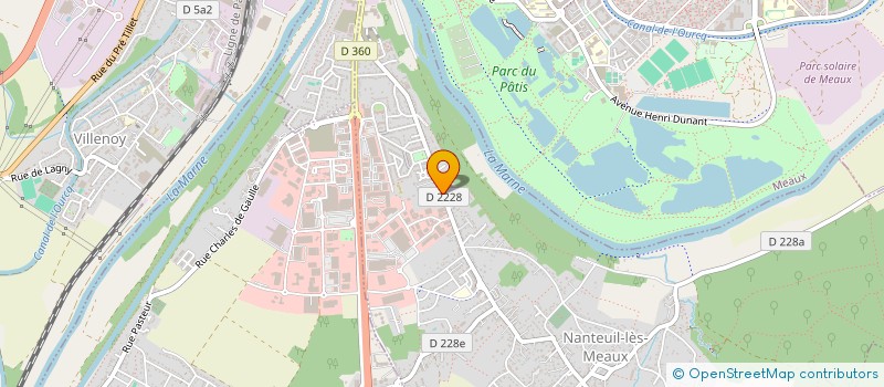 localisation de l'entreprise SCI GOUDPOM à NANTEUIL-LES-MEAUX