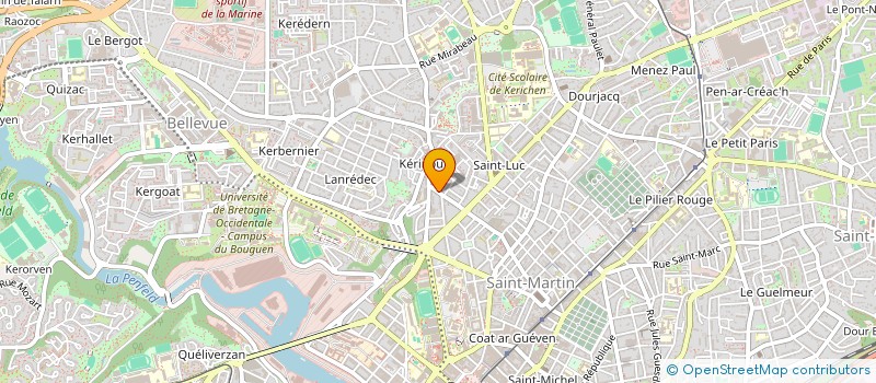 localisation de l'entreprise SCI GOUELANIG  BREST