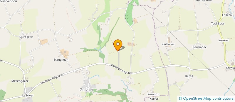 localisation de l'entreprise SCI GOUEROU-KERVELEN  BRIEC