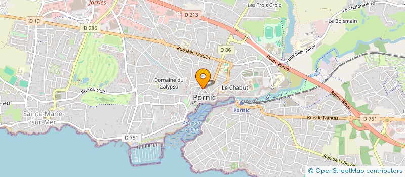 localisation de l'entreprise SCI GOUES-BIHAN  PORNIC