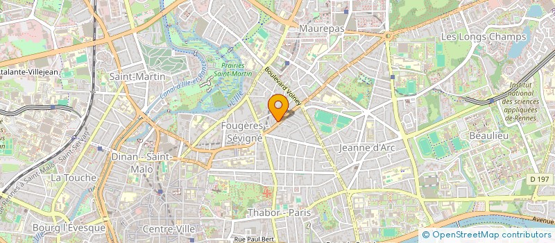 localisation de l'entreprise SCI GOUET LADONNE  RENNES