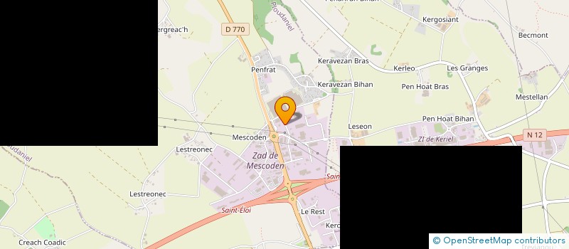 localisation de l'entreprise SCI GOUEZ  PLOUDANIEL