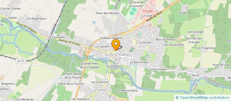 localisation de l'entreprise SCI GOUFER à AZAY LE RIDEAU