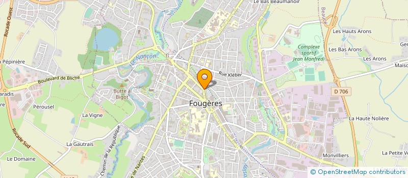 localisation de l'entreprise SCI GOUGA  FOUGERES