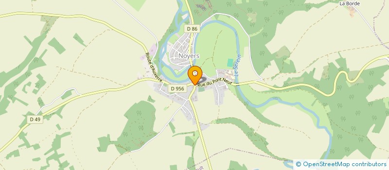 localisation de l'entreprise SCI GOUGERES à NOYERS