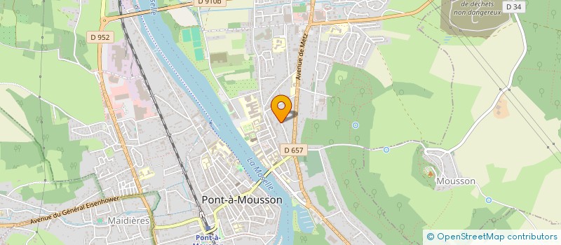 localisation de l'entreprise SCI GOUGON  PONT-A-MOUSSON