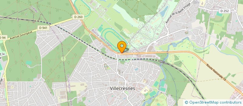 localisation de l'entreprise SCI GOUIDER HOSNI  VILLECRESNES