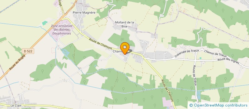 localisation de l'entreprise SCI GOUILLETTE 2000  SAINT-CHEF