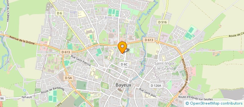 localisation de l'entreprise SCI GOUILLETTE  BAYEUX