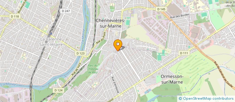 localisation de l'entreprise SCI GOUILLON-BUI MASSOUTIER  ORMESSON-SUR-MARNE