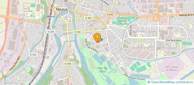 localisation de l'entreprise SCI GOUJA à MEAUX