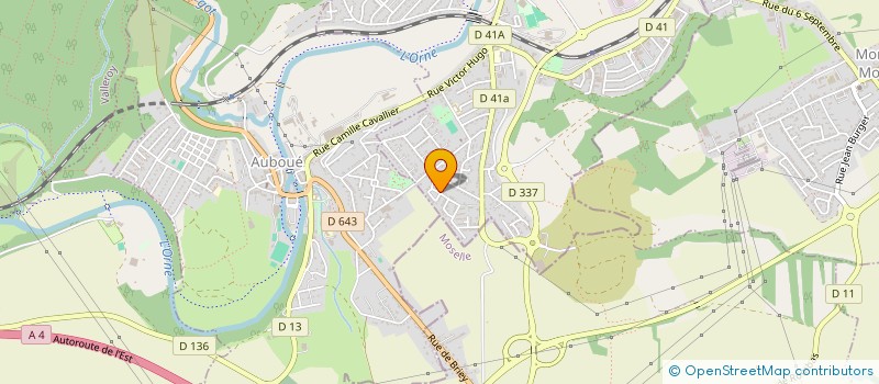 localisation de l'entreprise SCI GOUJON-TINE  HOMECOURT