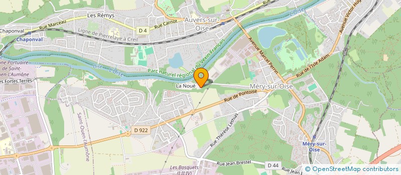 localisation de l'entreprise SCI GOULAIN COSTALLAT  MERY-SUR-OISE