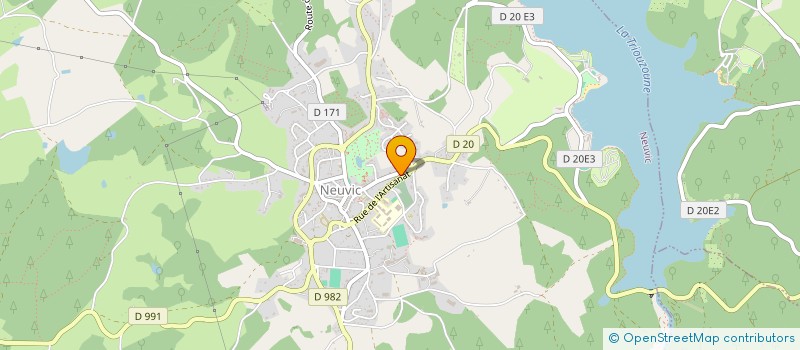 localisation de l'entreprise SCI GOULDUF  NEUVIC