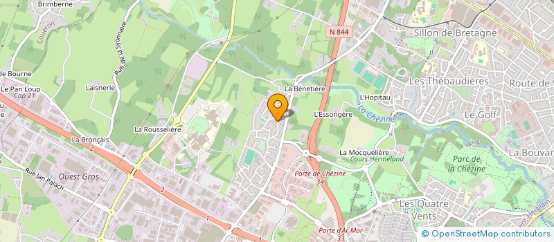 localisation de l'entreprise SCI GOULEAU  SAINT-HERBLAIN