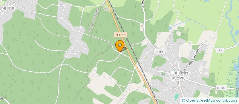 localisation de l'entreprise SCI GOULEE DUMAS ROUX  SAINT-VIVIEN-DE-MEDOC