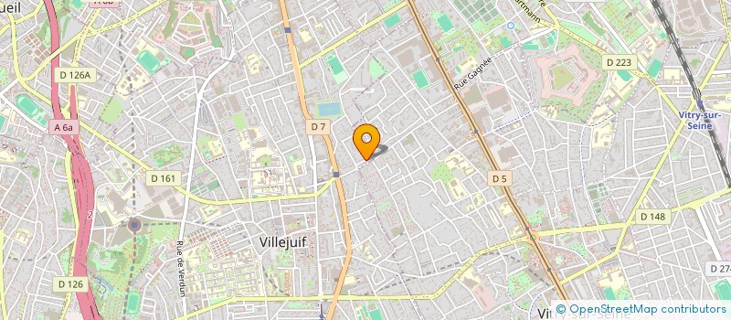 localisation de l'entreprise SCI GOULET à VILLEJUIF