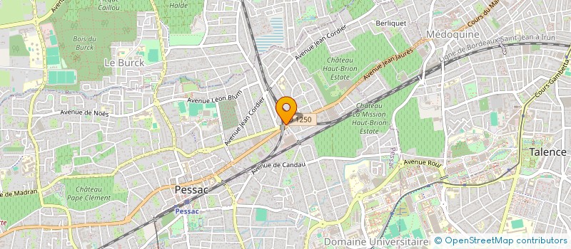 localisation de l'entreprise SCI GOULLE ET WANGERMEZ ET LAVAL à PESSAC