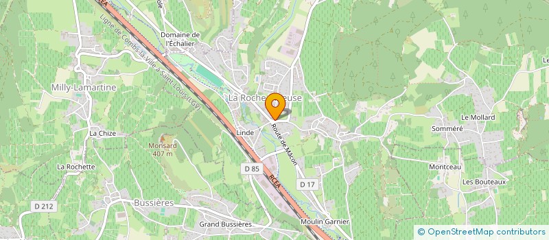 localisation de l'entreprise SCI GOUMA  LA ROCHE-VINEUSE