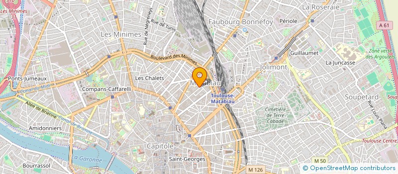 localisation de l'entreprise SCI GOUMAGNE  TOULOUSE