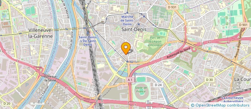 localisation de l'entreprise SCI GOUMGHAR à SAINT-DENIS