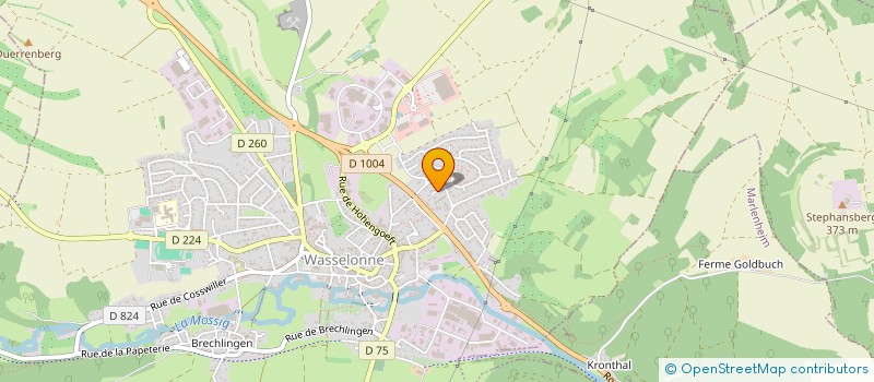 localisation de l'entreprise SCI GOUNOD  WASSELONNE