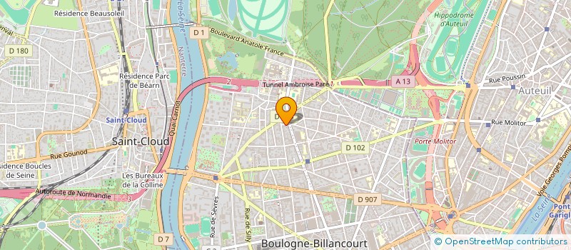 localisation de l'entreprise SCI GOUNOD à BOULOGNE-BILLANCOURT
