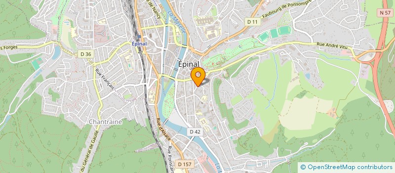 localisation de l'entreprise SCI GOUNOD à EPINAL