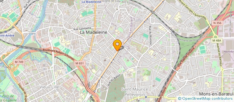 localisation de l'entreprise SCI GOUNOD II à LA MADELEINE