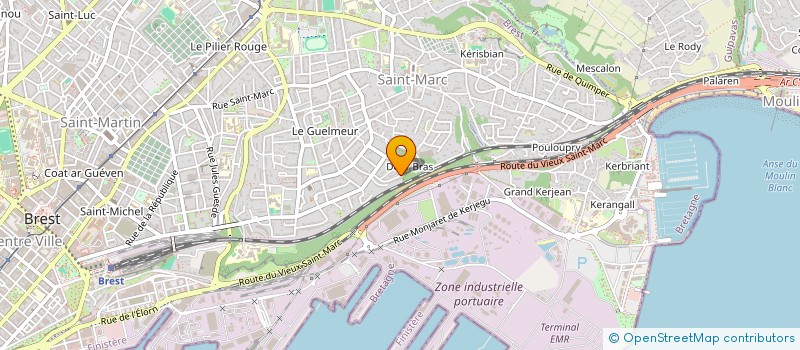 localisation de l'entreprise SCI GOUNOD INVEST  BREST