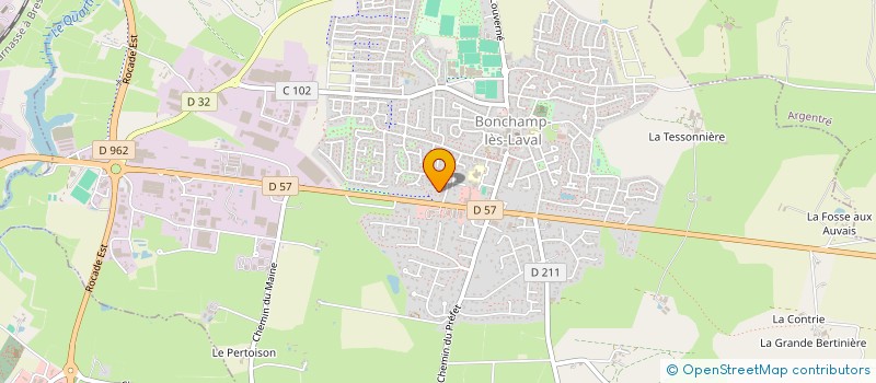 localisation de l'entreprise SCI GOUPIL  BONCHAMP-LES-LAVAL