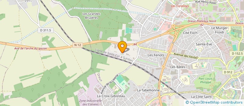 localisation de l'entreprise SCI GOUPIL CTDN à DREUX