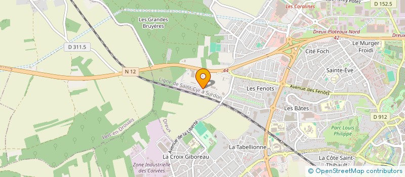 localisation de l'entreprise SCI GOUPIL NLR  DREUX