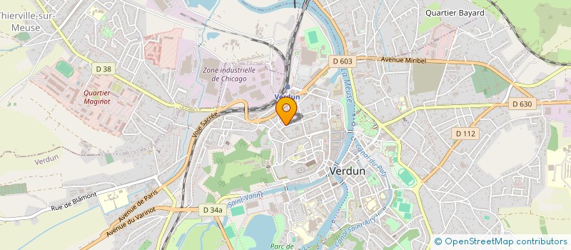 localisation de l'entreprise SCI GOUPILIMO à VERDUN