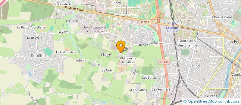 localisation de l'entreprise SCI GOUPILLE COYMANS  ALLONNES