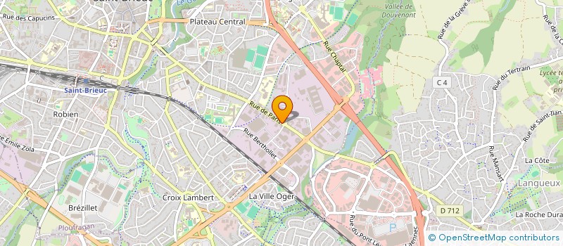 localisation de l'entreprise SCI GOUR ALEMBERT à SAINT-BRIEUC