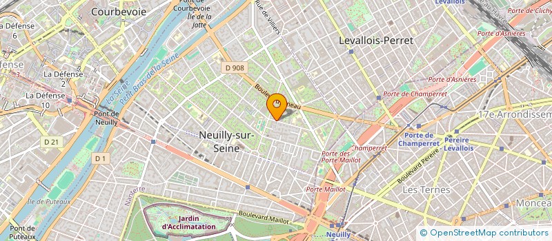 localisation de l'entreprise SCI GOUR LIORZH à NEUILLY-SUR-SEINE