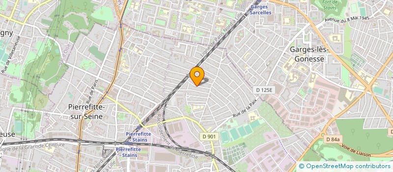 localisation de l'entreprise SCI GOURAYA  STAINS