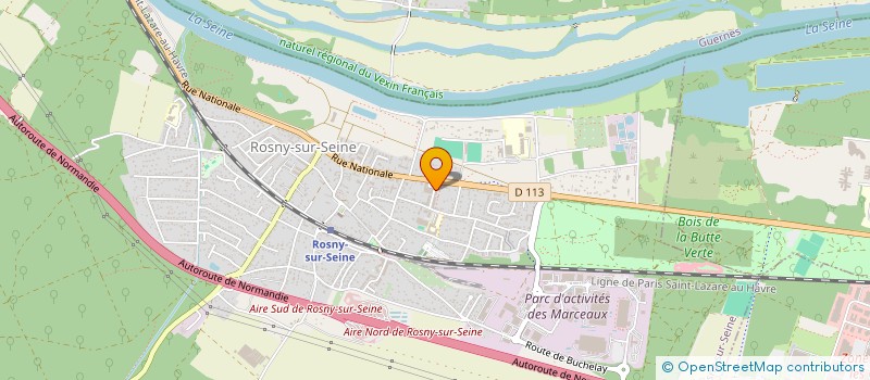 localisation de l'entreprise SCI GOURDACHE  ROSNY-SUR-SEINE