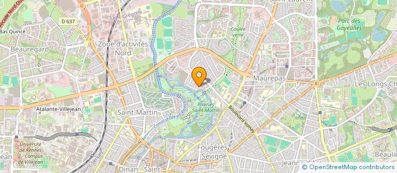 localisation de l'entreprise SCI GOURDAIS  RENNES